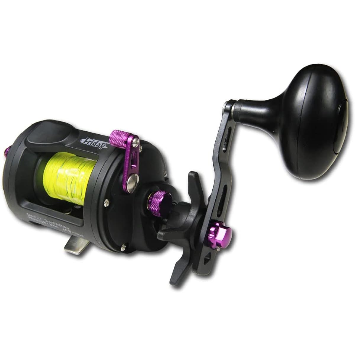 Bait reel with PE line for octopus Friday octopus reel