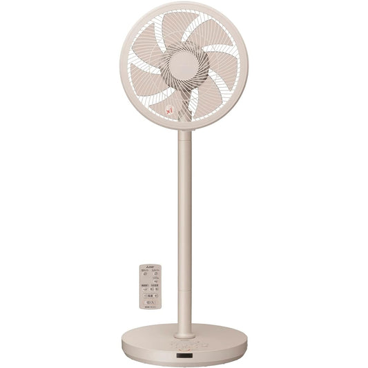 MITSUBISHI ELECTRIC Fan Circulator DC Motor 5 Levels of Air Flow SEASONS Height 2WAY R30J-DMB-T Mocha Beige