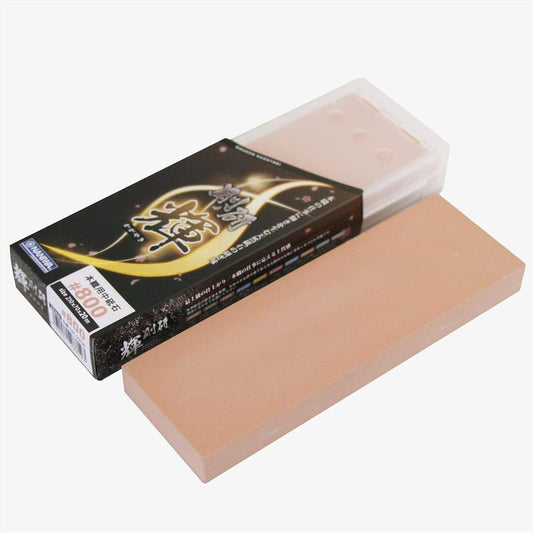 NANIWA Professional Whetstone Goken Kagayaki #800 Includes sharpening stand and storage case 210 x 70 x 20 mm NK-2208