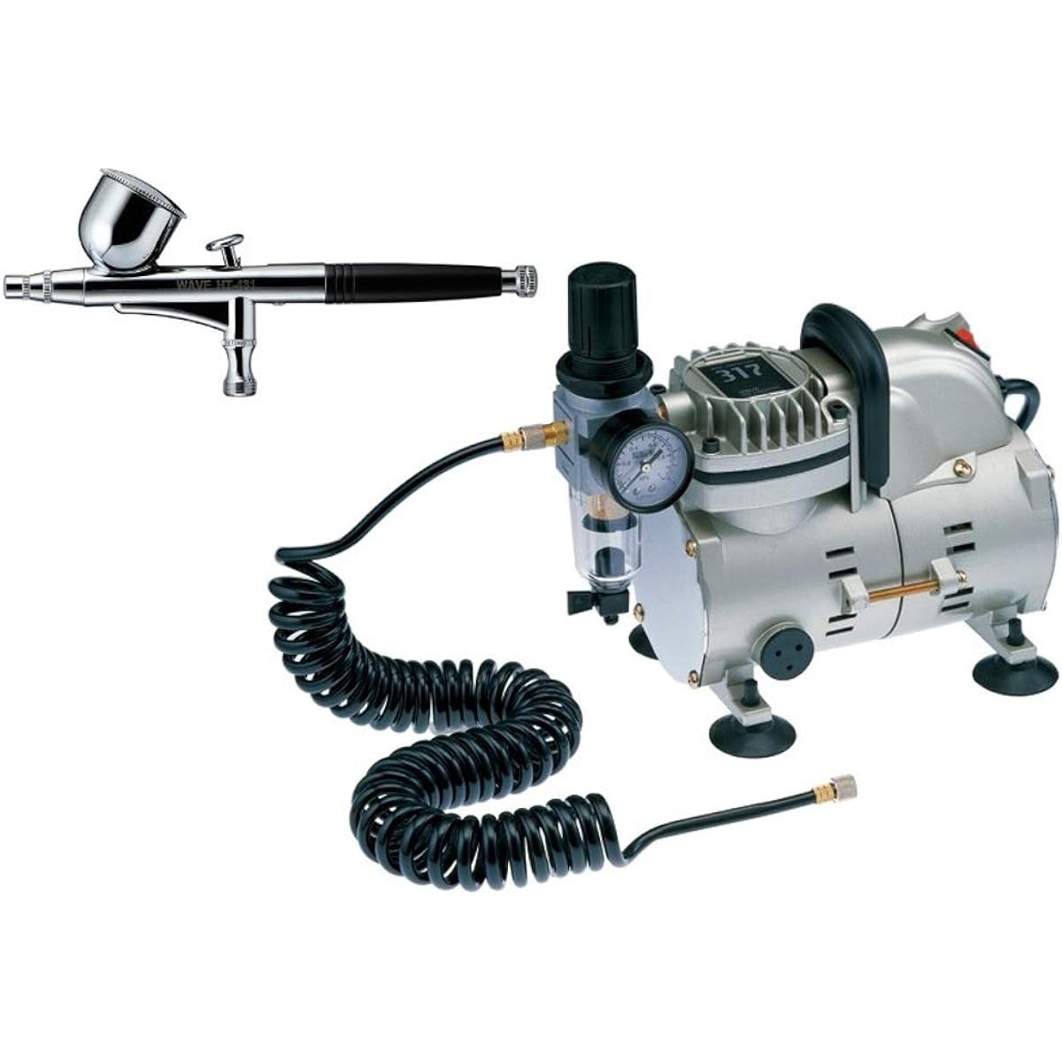 Wave Compressor 317 with Airbrush