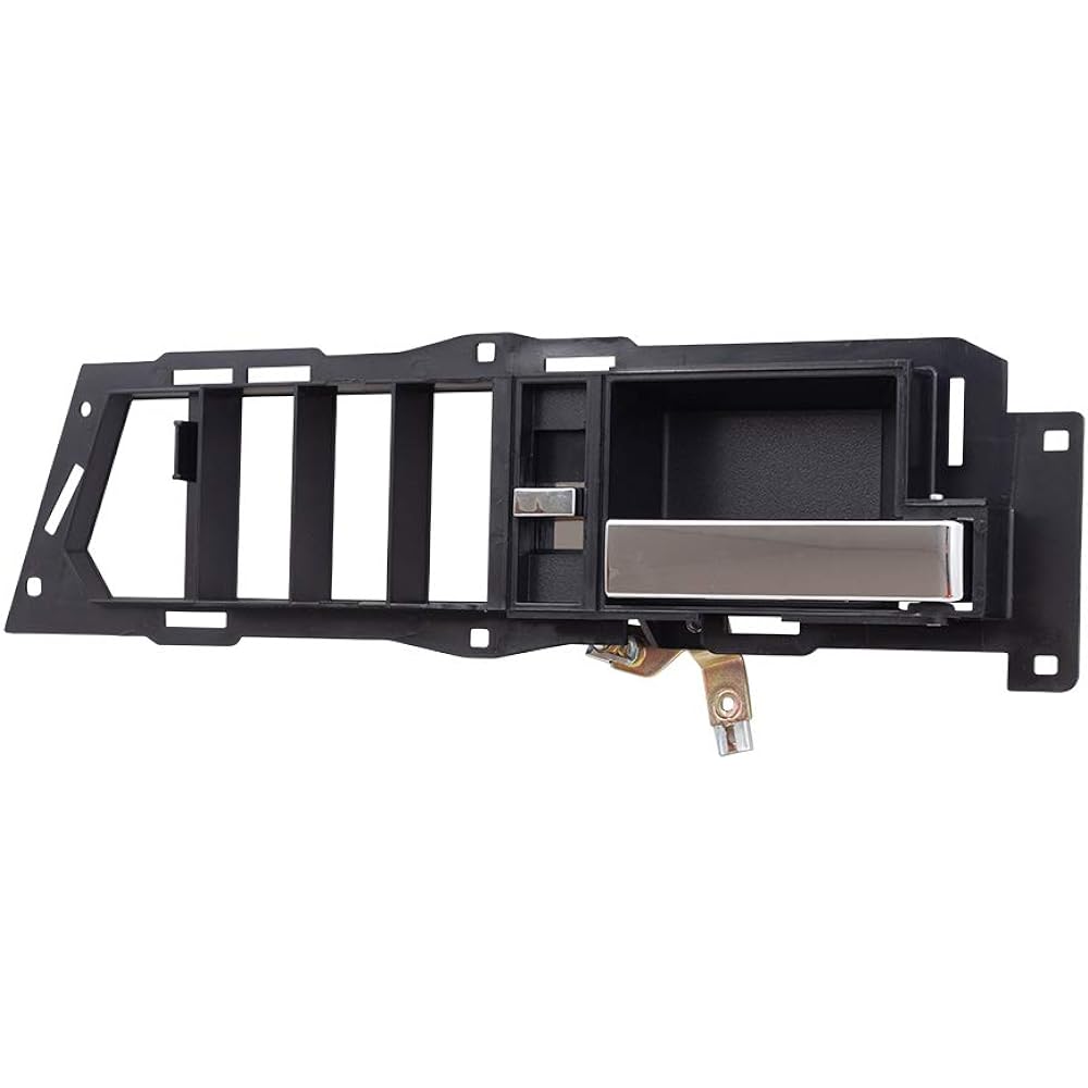 Autoandart BROCK replacement Pair Set Pair Set Front Inside Door Black Base With Chrome Lever 1988-1994 C/K Old Body Style Pickup 22086873 22086874