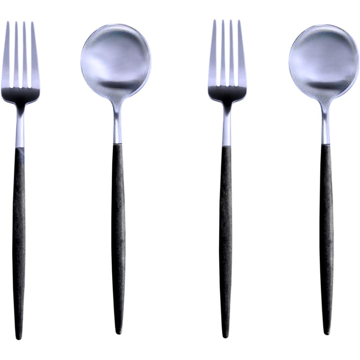Cutipol GOA Dessert Fork Spoon 4 Piece Set