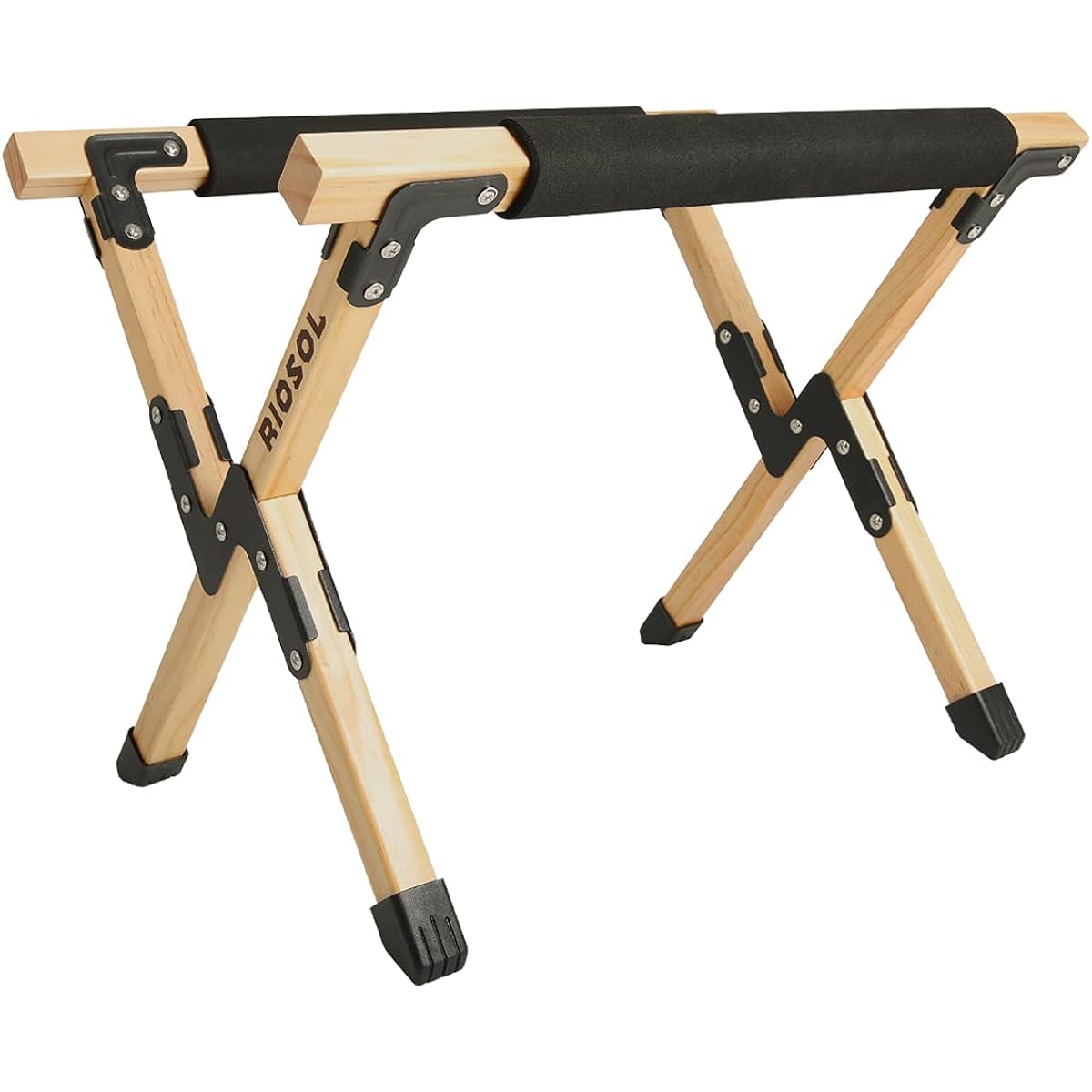 RIOSOL Artico Cooler Box Stand Wooden Foldable 100kg Load Capacity Cooler Stand ARTICO Compact