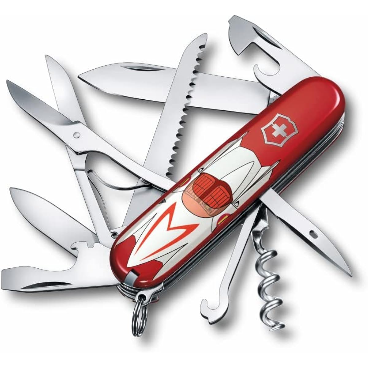 VICTORINOX Knife Huntsman Mach GoGoGo 1.3713.7-X4 Camp [Domestic genuine product, warranty included] 91mm