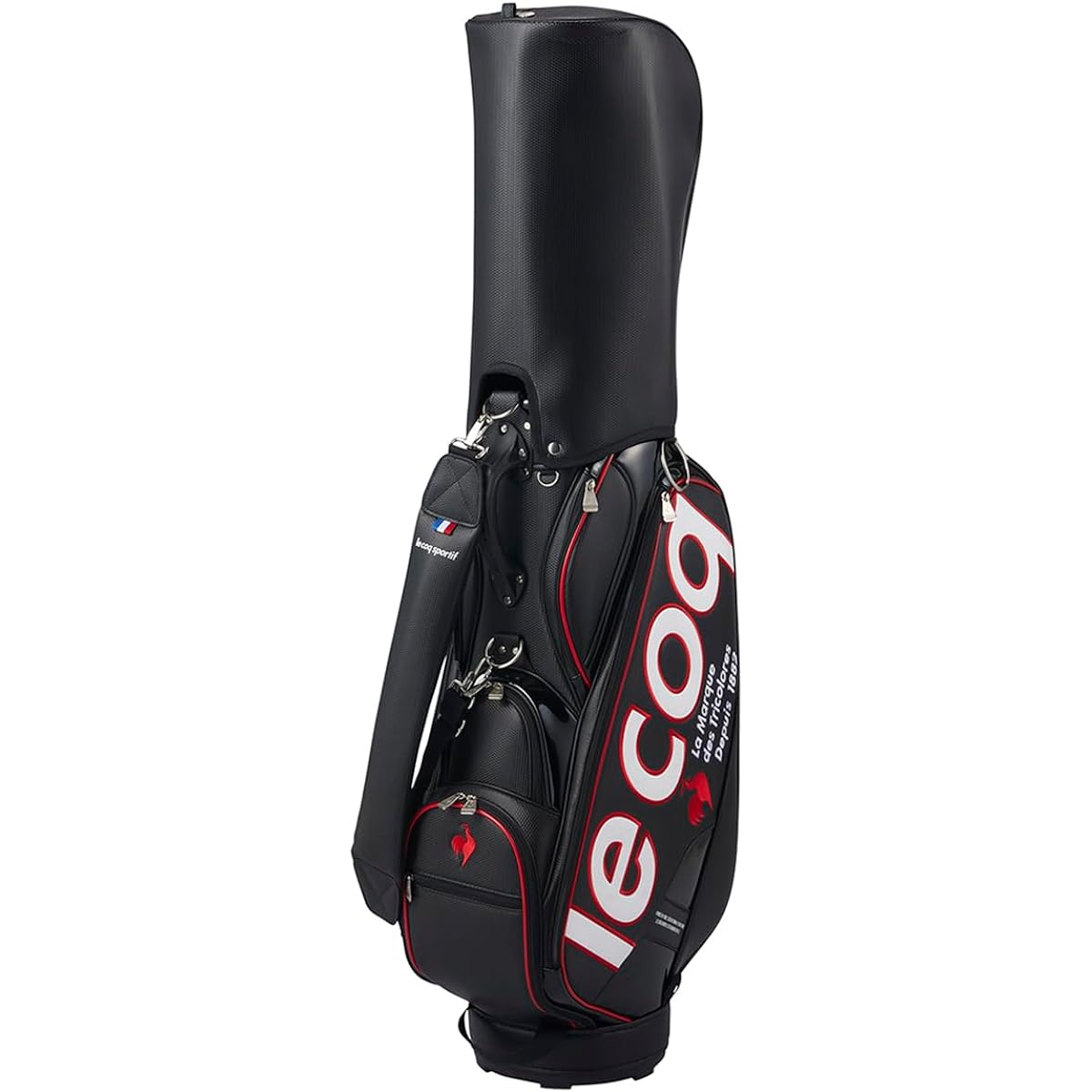 [Le Coq Sportif] Caddy Bag Large Diameter 3.4kg 9.5 Type 6 Division Compatible with 47 Inch Sporty Storage Nameplate Golf QQBWJJ04