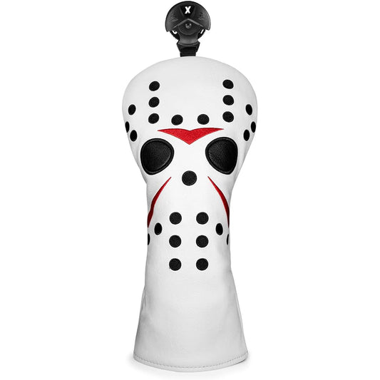 Golf Club Head Cover Mask Sample Design Golf Head Cover Made of High Quality Leather Wood Cover Driver Fairway Wood Utility Hybrid Head Cover with Number Tag