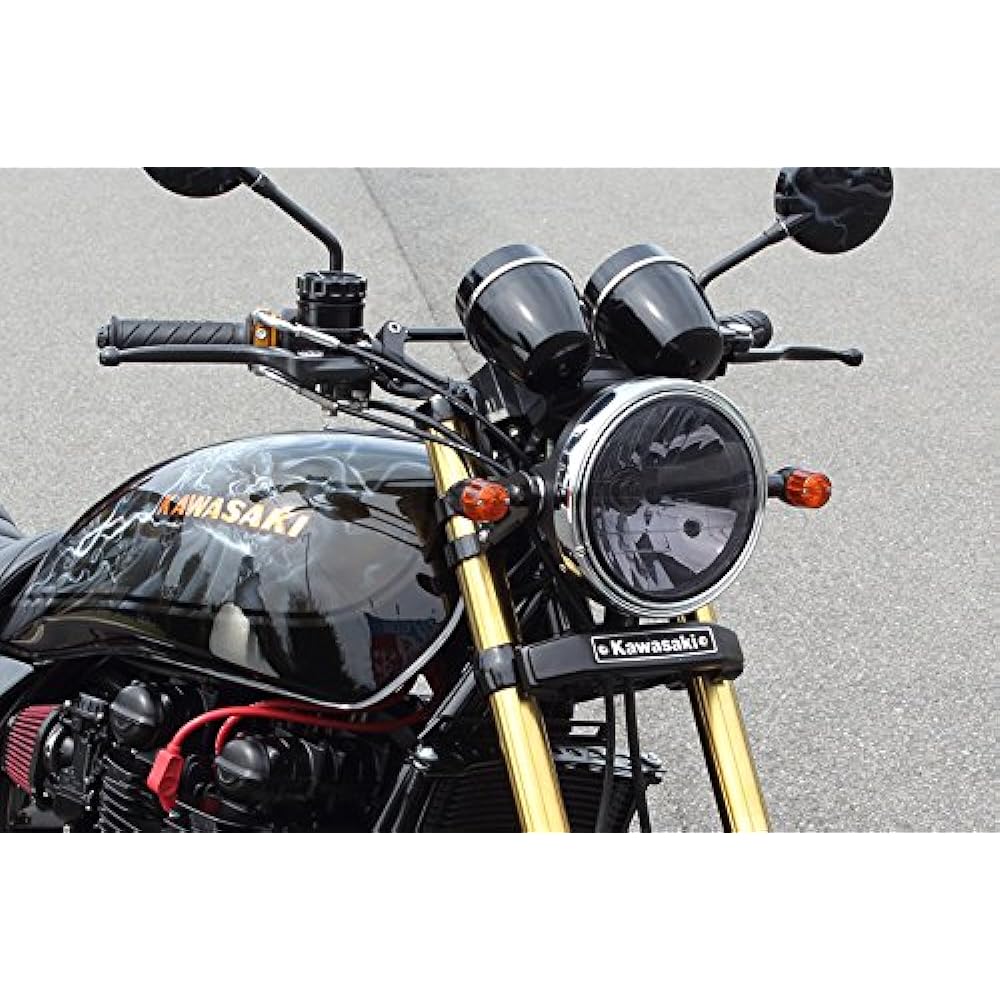 PMC Brightec Headlamp Series Multi-Reflector Headlight Round Type with Black Case & Rim 8mm General Purpose Smoked Black Lens 71-0263