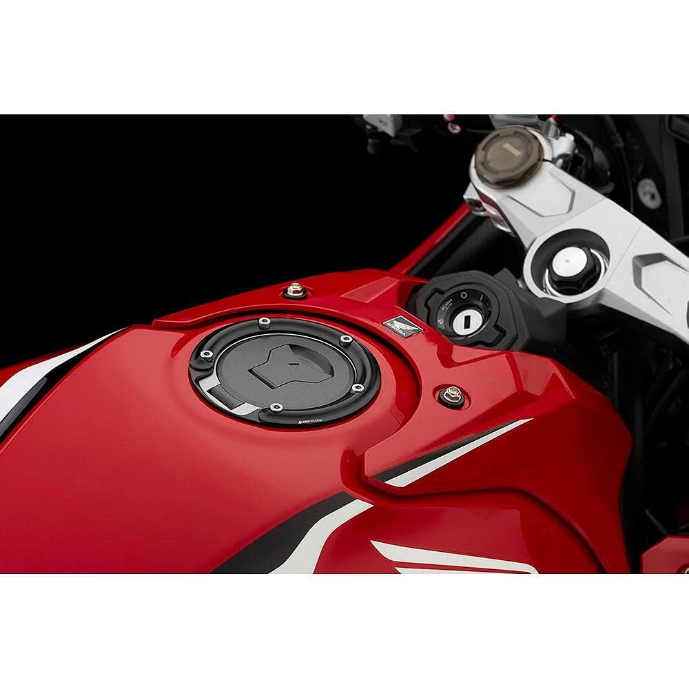 BIKERS Fuel Cap Ring Rebel 250 CBR250RR Monkey 125 CB250R CB400R CBR650R Aluminum Black BK-H0563-BLK