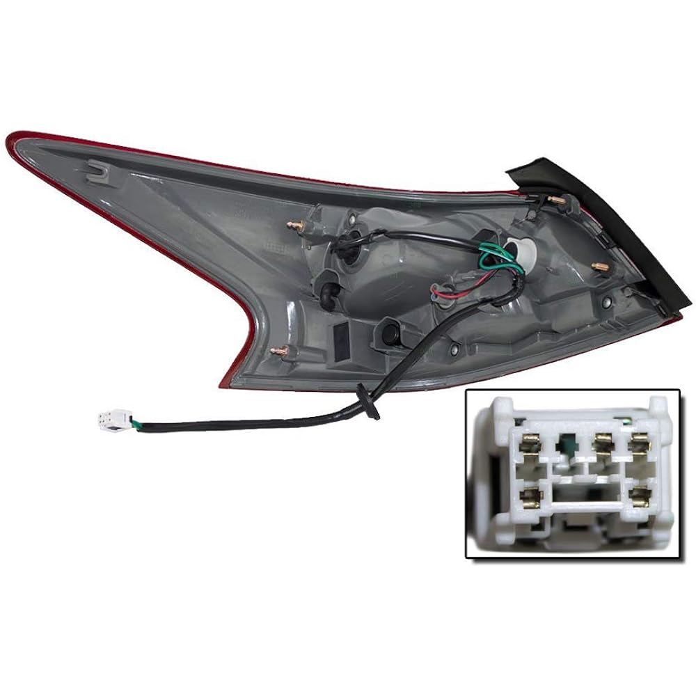 EPIC Lighting OE Style Replacement Rear Brake Tail Light Assembly Nissan 2013 ALTIMA [NI2800195 NI2801195 265553TA0A 265503TA0A] Left driver & right assistant seat side pair