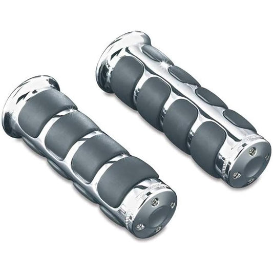 ISO GRIPS, CHROME - '08-UP TOURING