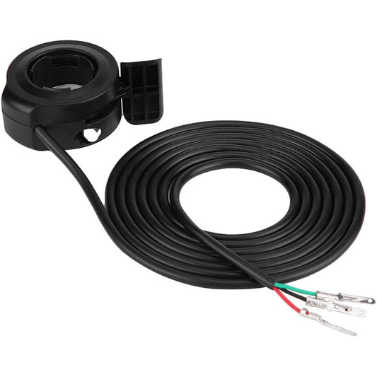 Qiilu Thumb Throttle Assembly Speed Control Assembly for Electric Bike Scooter 22mm 7/8 inch Replacement