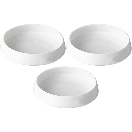 Setomonohonpo Set of 3 White Crystal Bowl (Small) [15.7 x 3.9cm] [With Mukai]