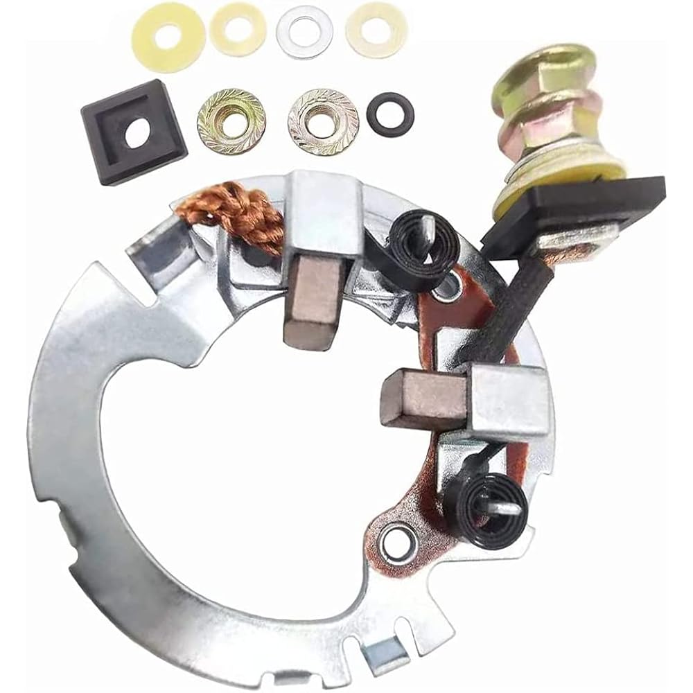 Starter Brush Plate Rebuild Kit Replacement for Honda TRX 350 TRX 400 TRX 450 TRX 500 Rancher 350 Foreman 450 500 Rubicon 500 FourTrax 300 31206-MN4-008