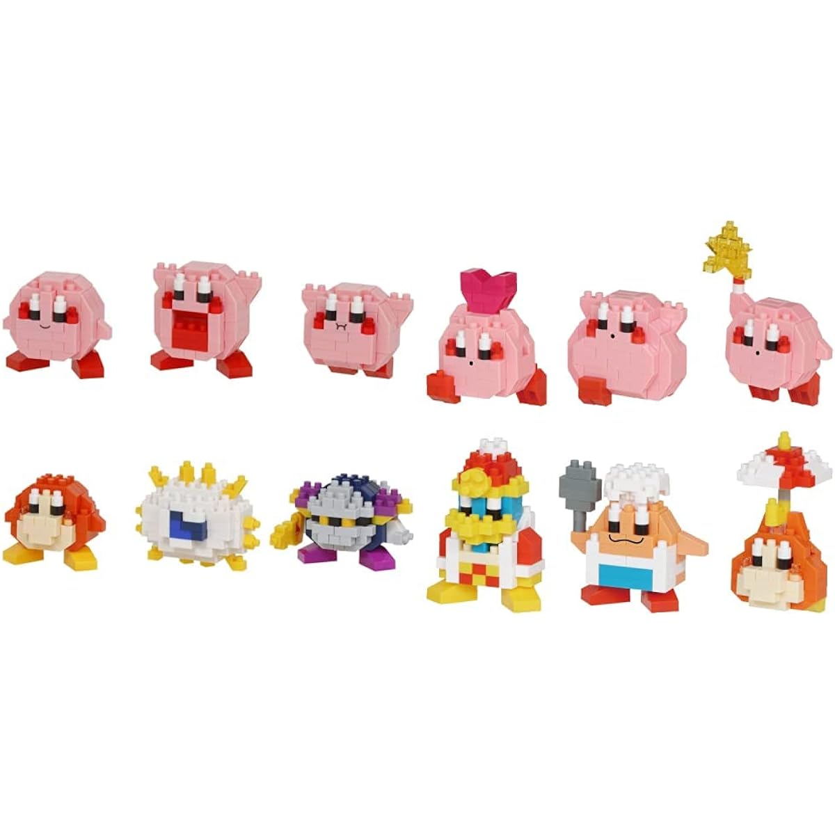 [Kawada Kirby of the Stars Mini Nano Set] Mini Nano Kirby of the Stars (BOX) NBMC_29S BOX product 1BOX = 6 pieces, total 6 types + Mini Nano Kirby of the Stars vol.2 (BOX) NBMC_46S1BOX = 6 pieces, total 6 types