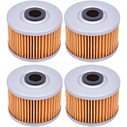 Oil Filter S/UZU-KI Motorcycle DRZ110 DR-Z110 K3 K4 K5 DRZ DR-Z 110 03-05 Quadzilla 50 R RS Sport Polaris 500 Outlaw (Color: 4pcs Yellow)