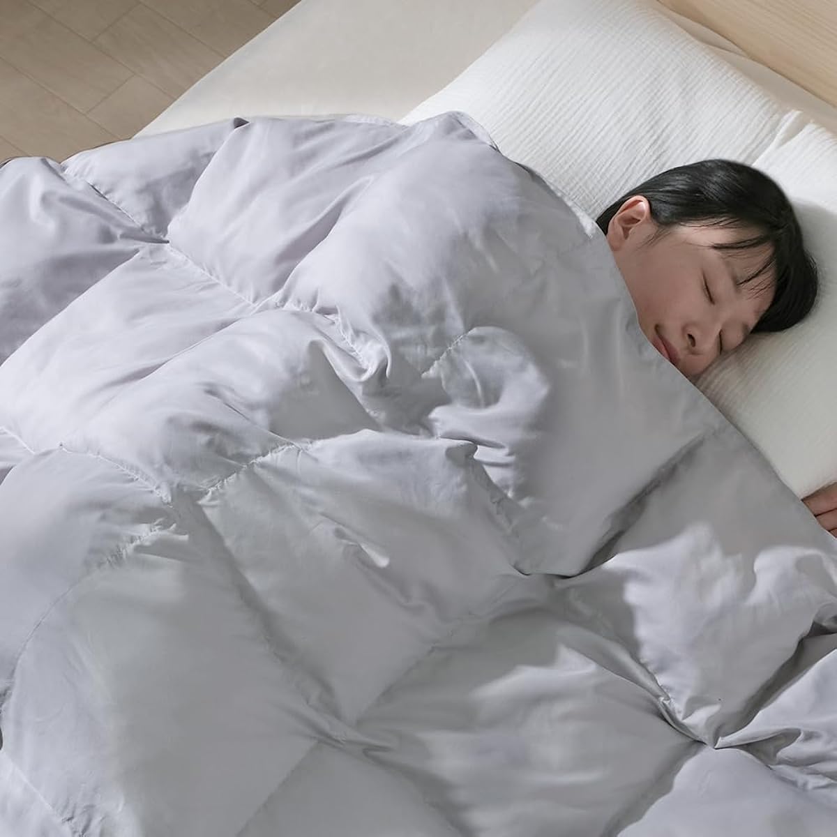 [IRIS OHYAMA] Comforter KKF-SB12-SD Gray Semi-double [Filling amount 1.3kg]
