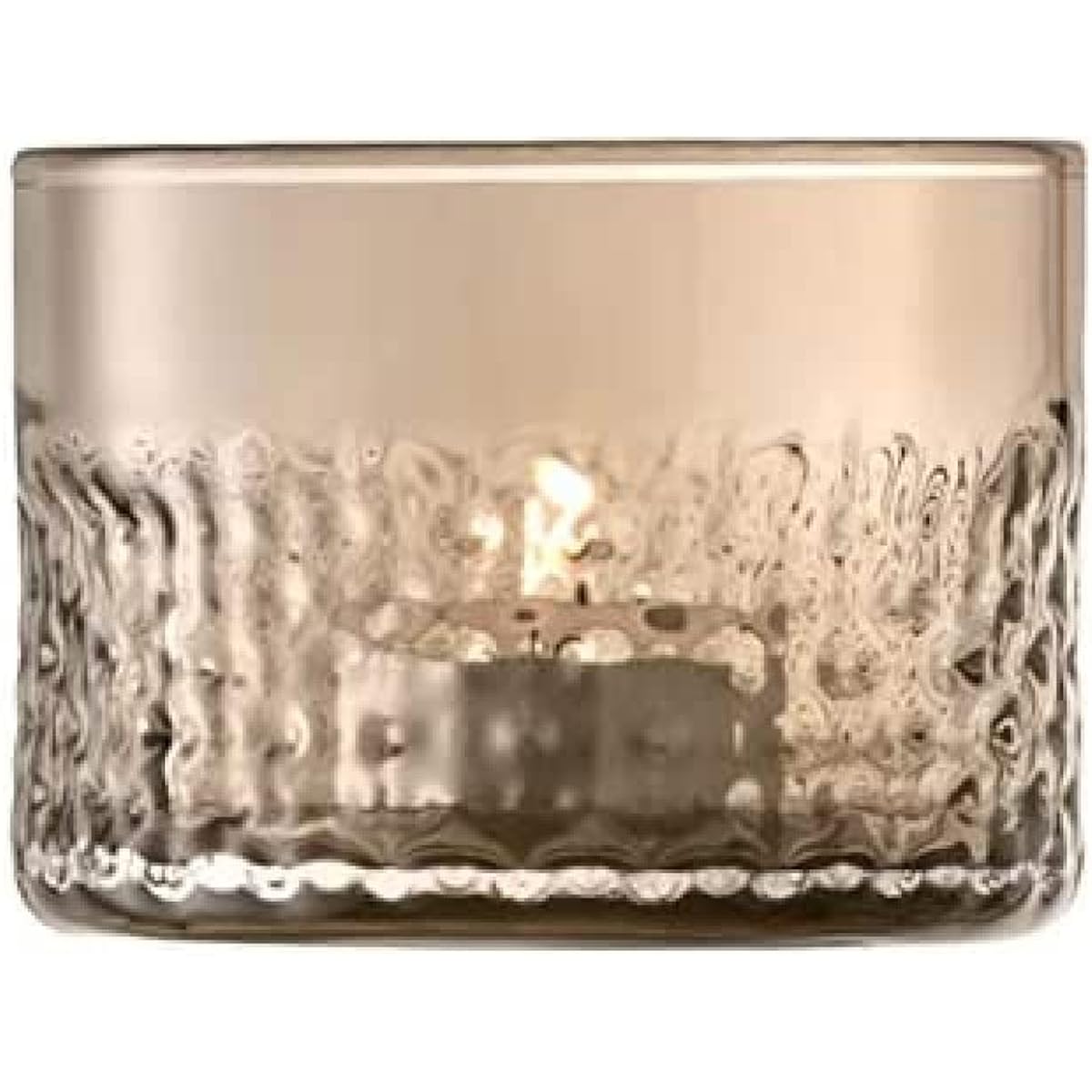 LSA Wicker Tealight Holder H6.5cm Brown