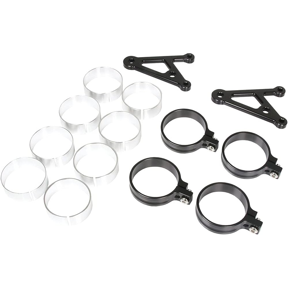 Headlight stay for fork billet aluminum 54mm 52mm 50mm φ54 φ52 φ50 Black Black Aluminum headlight holder Naked specification Machined aluminum