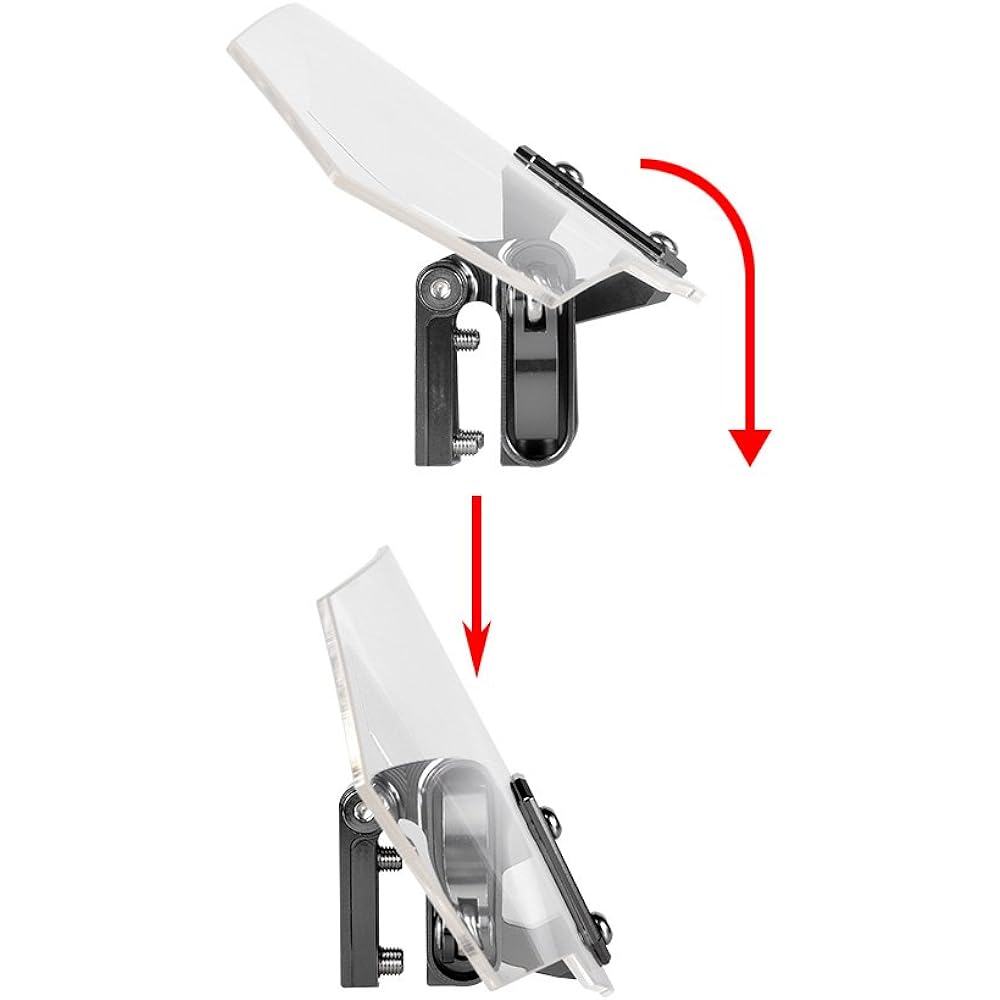 Universal Motorcycle Adjustable Expansion Deflector Floor General Spoiler