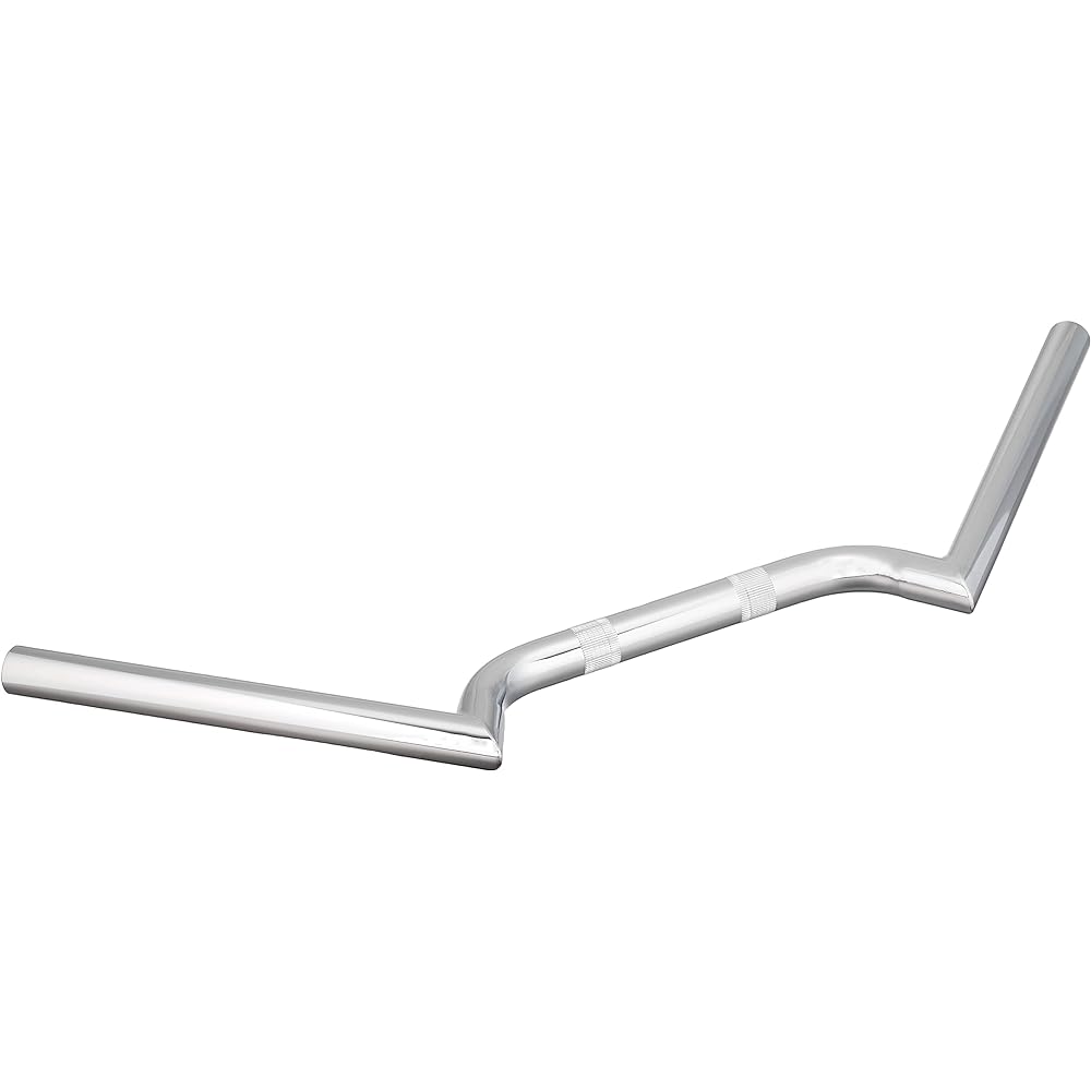 Kijima Motorcycle Bike Parts Swallow Bar with Dimples W650 H35 R130 L130mm Chrome HD-04644