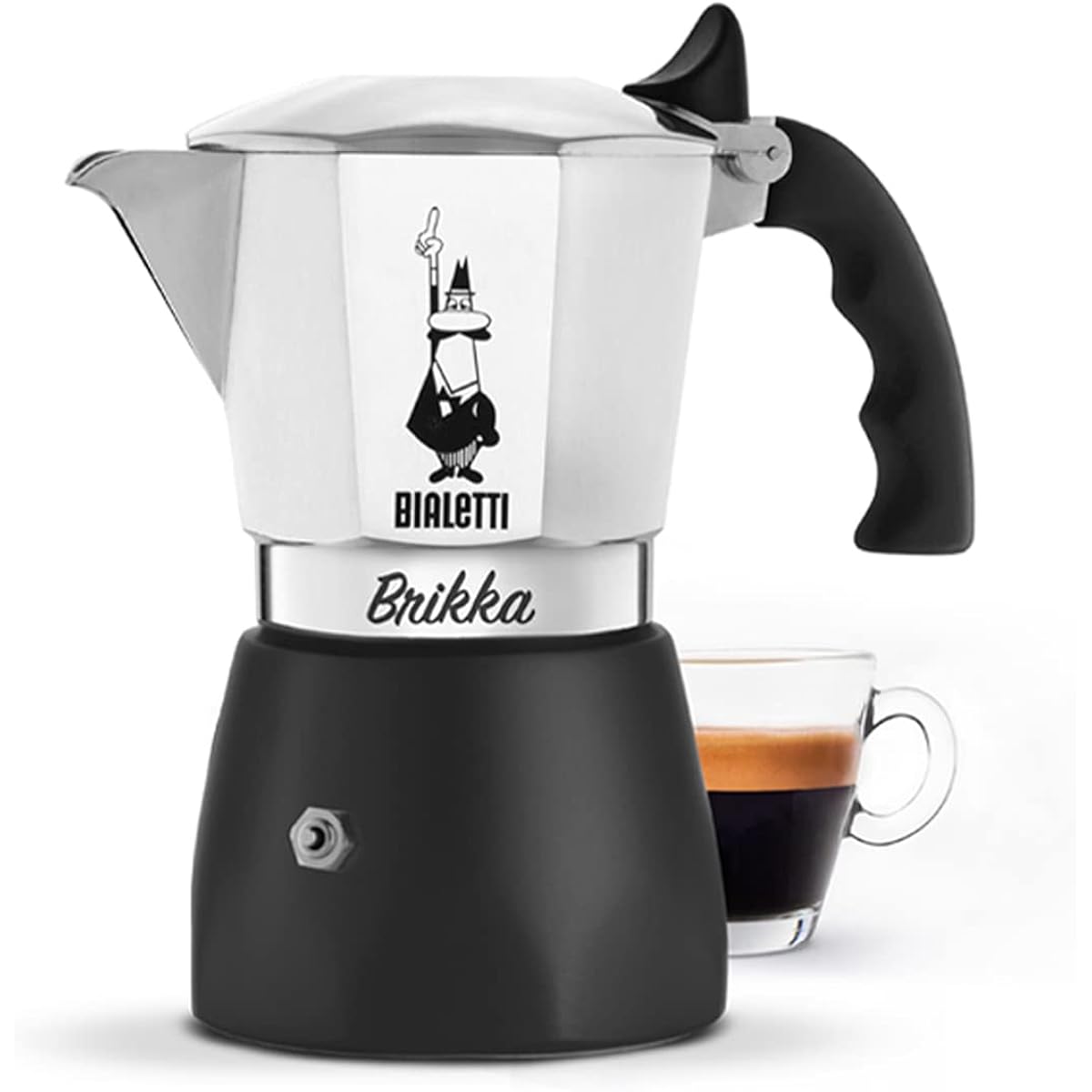 BIALETTI Bialetti Brikka 4 Cup Direct Fire Type (Coffee Maker Espresso Maker Macchinetta)