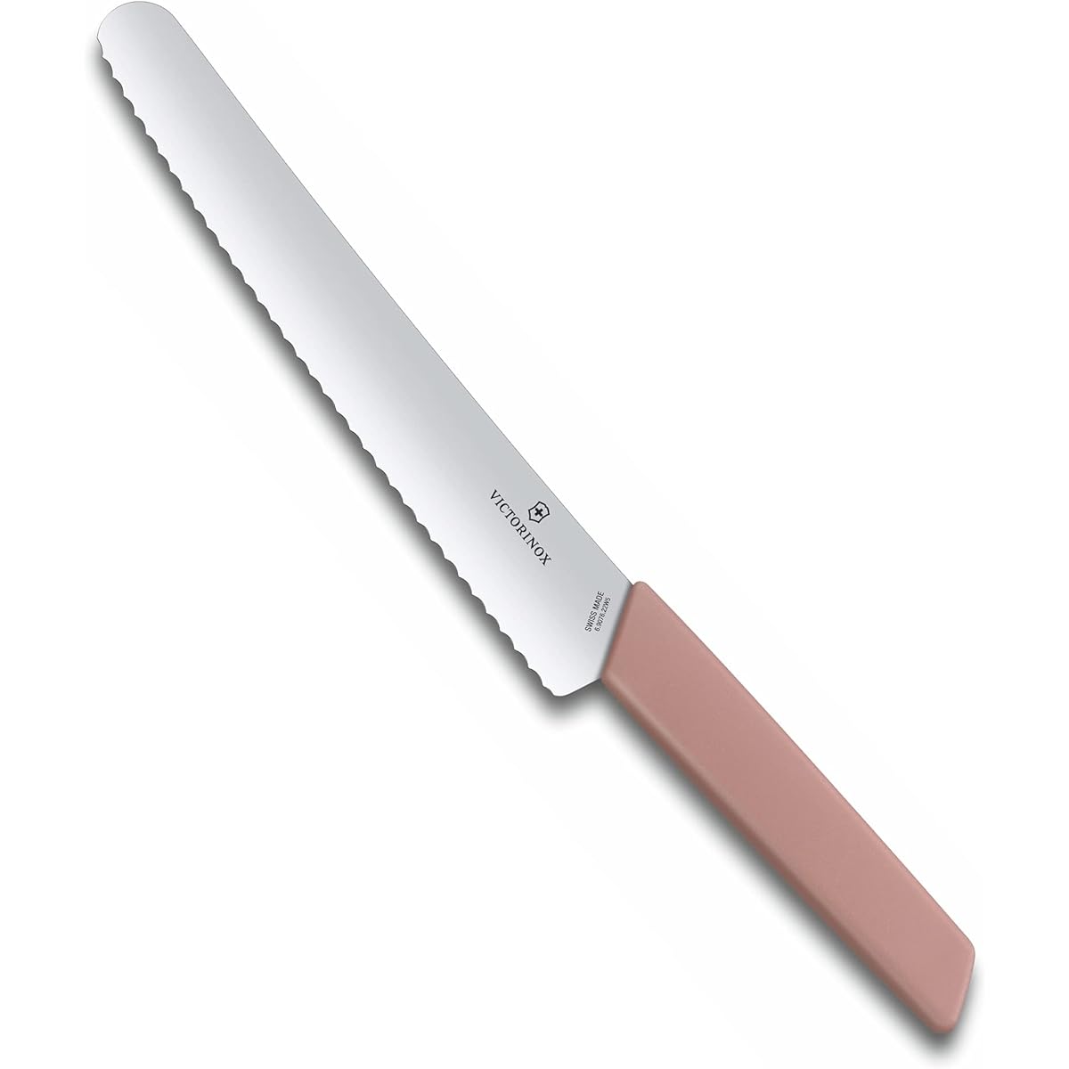 VICTORINOX Bread & Pastry Knife Apricot 22cm Wave Blade Swiss Modern Bread Knife Bread Cutting Knife 6.9076.22W5B