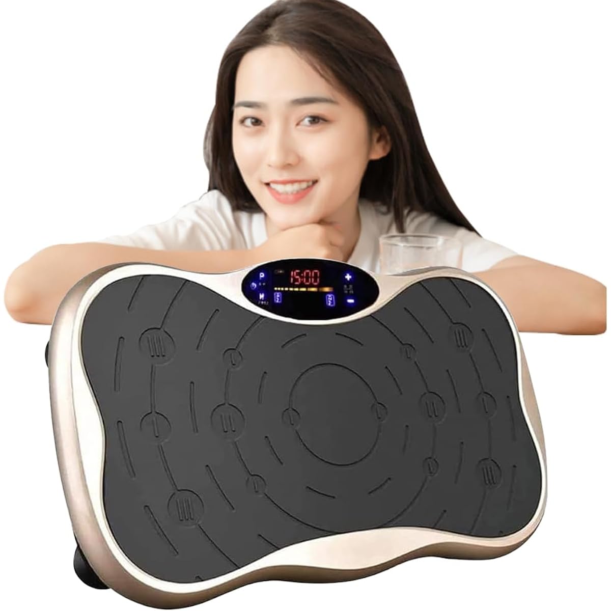 AORTD Latest Bulbul Vibration Machine, 3D Vibration, 5 Program Modes, 99 Vibration Adjustment Levels, Vibration Machine, Health Equipment, Bulbul Machine, Bulbul Machine, Indoor Stomach Bulbul Machine, Postpartum Equipment, Aerobic Exercise, Core Strengt