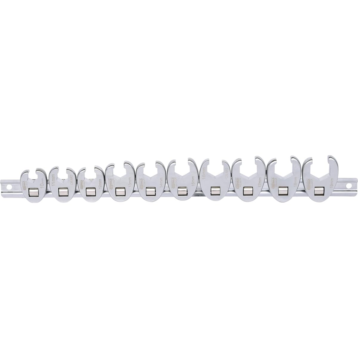 KS TOOLS 3/8" Crawfoot wrench hexagonal set 10 pcs 913.3800