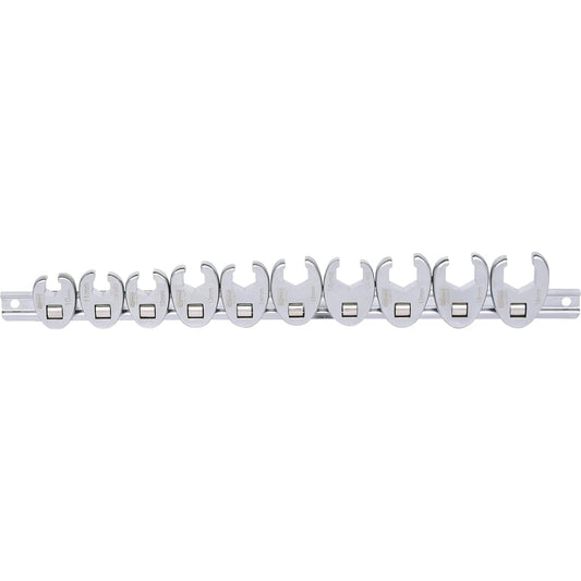 KS TOOLS 3/8" Crawfoot wrench hexagonal set 10 pcs 913.3800