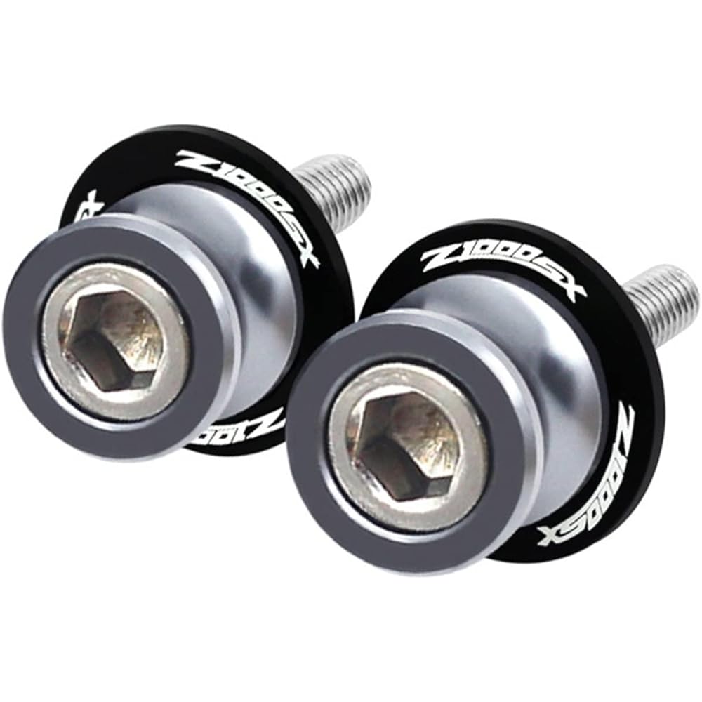 DOOREX M8 Motorcycle Accessories CNC Swingarm Spool Kawasaki Z1000SX Z1000 SX 2015-2021 8mm Slider Stand Screw Z1000sx Swingarm Slider Spool (Size: A Titanium)