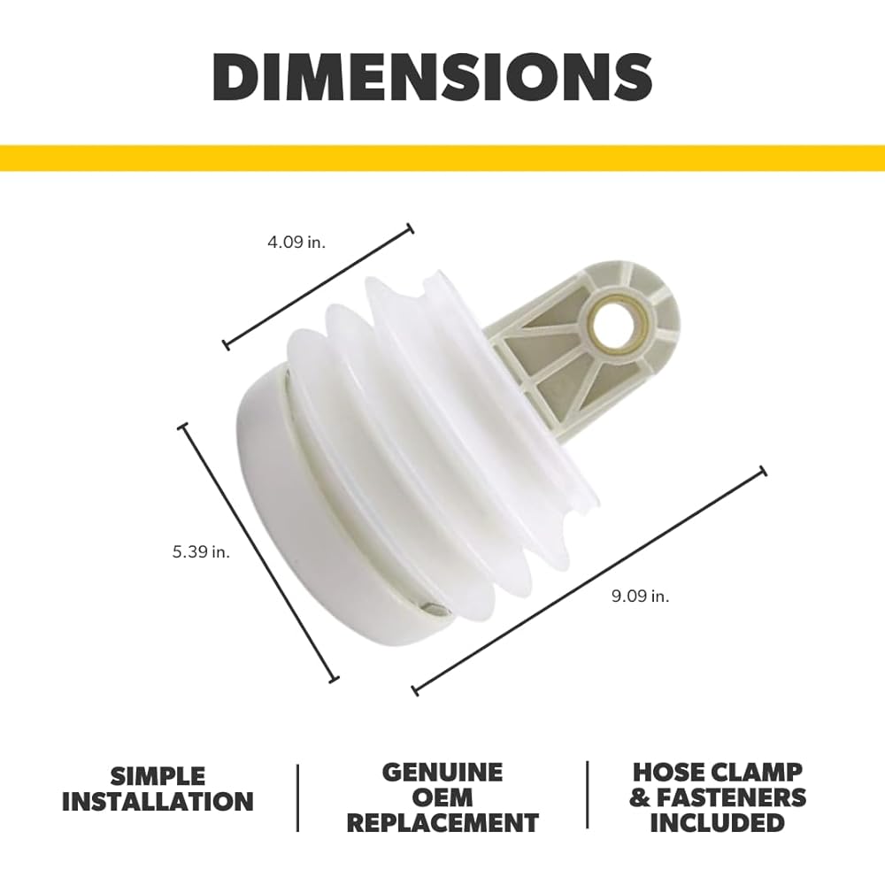 DOMETIC 385230980 Pump Bello Kit White 9.9 x 5.4 x 4.1 inch