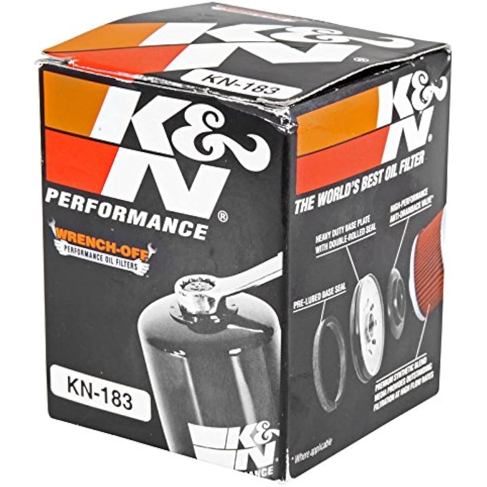 K&N Oil Filter KN-183 PIAGGIO, MALAGUTI, PEUGEOT, ITALJET