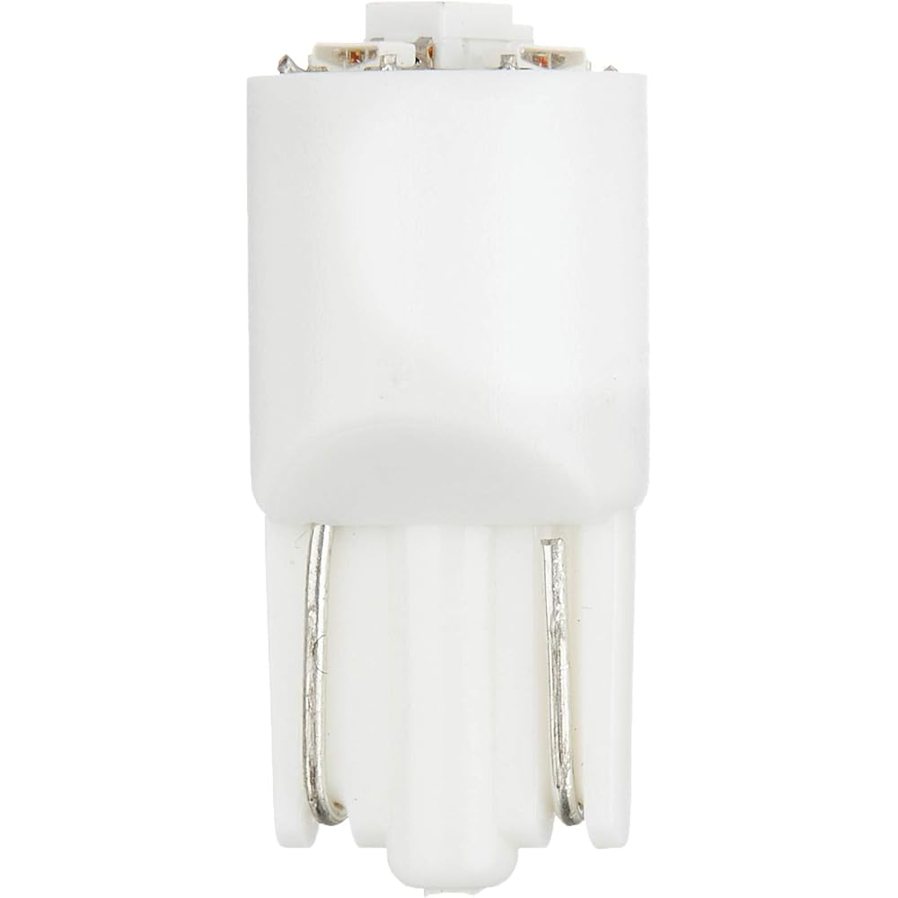 JUPiTER Hyper LED T10 Bulb (for Amber Side Marker) W2.1x9.5d/5 LED (SMD) No Polar Equipped with Low Heat Heatless Circuit Pack of 2 For 12V Vehicles JLB-T10WPMA Safety Standards Compliant 225212