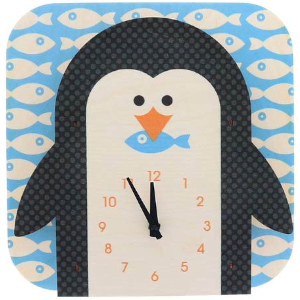 modern moose 3D wall clock wall clock handmade penguin