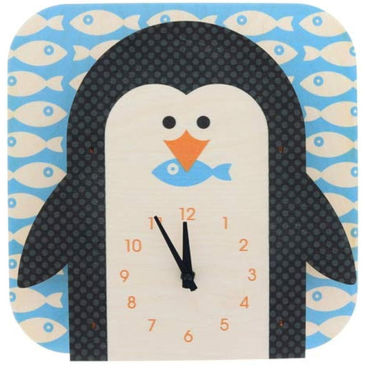 modern moose 3D wall clock wall clock handmade penguin