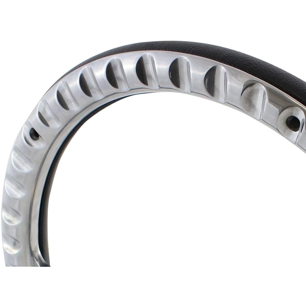 Forever Sharp 14 inch polishing finish (9 holes) Classics steering wheel tongue half -flap