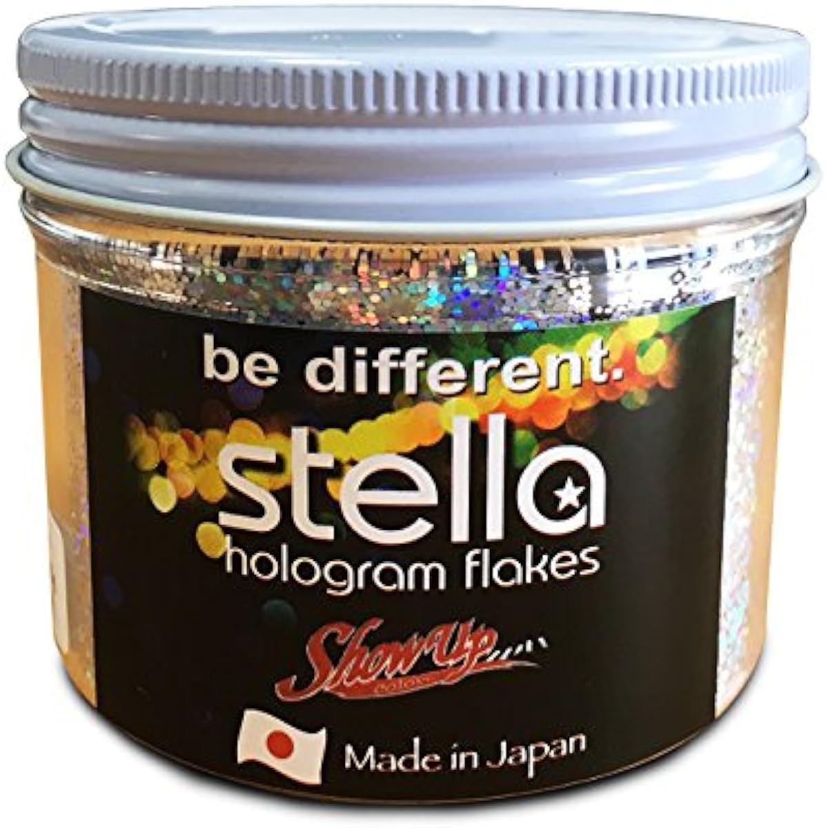 SHOW UP [STELLA☆Hologram Flake] Silver Rainbow SSH20 0.2mmSSH20 Paint