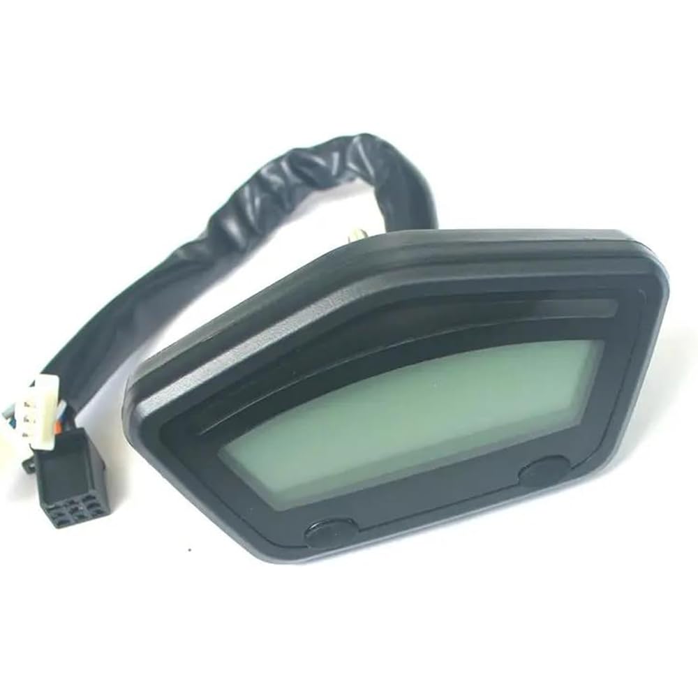 LED Indicator Odometer Fits Bike Scooter Motocross ATV Adjustment 7 Colors Universal Motorcycle LCD Digital Gauge Panel Speedometer Tachometer Odometer