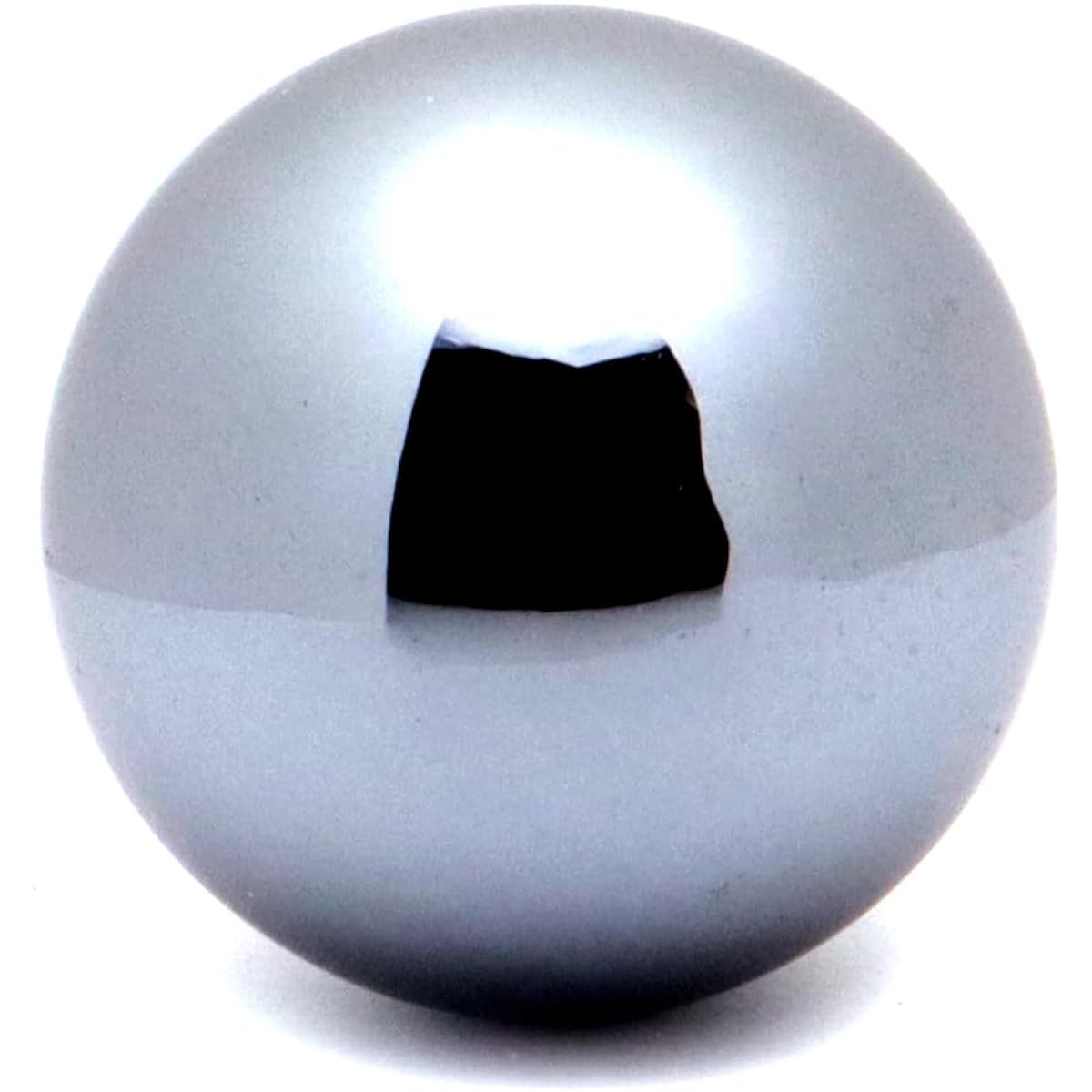 [GOLD STONE] Terahertz ore, round ball, diameter approx. 30mm, with pedestal, glossy surface, mirror finish, high purity, natural stone that can be submerged in the bath, power stone, sphere, figurine, etc.