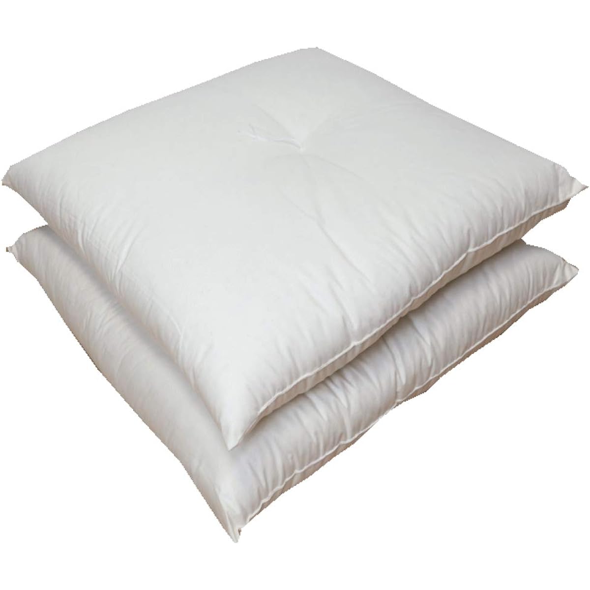 Sanuki Heavy Handmade Zabuton Filling 100% Cotton Nude Zabuton Contents Inner Bag Plain Unbleached 100% Cotton Made in Japan Made in Takamatsu, Kagawa Prefecture SANUKI Kokochi Series Stylish Zabuton (Meisen Size 55 x 59 cm [Set of 2])