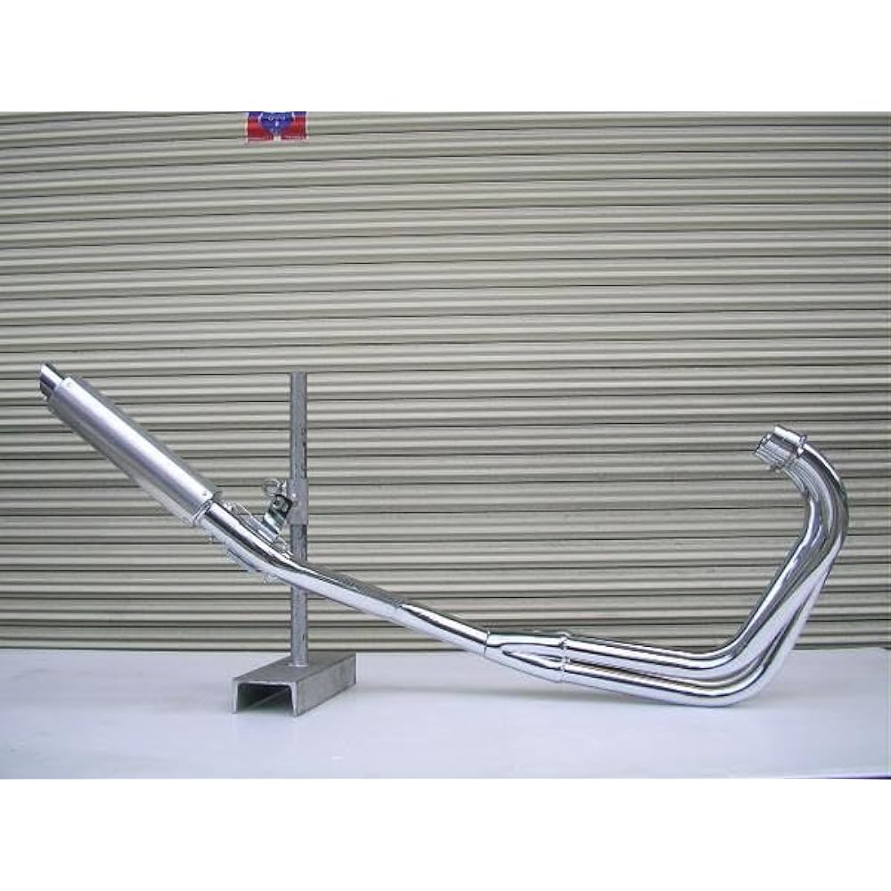 PRETTY RACING ZRX400/2-97 50.8π 4-1 Tube Aluminum Silencer Type 3 Plated Muffler