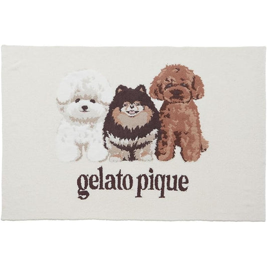 [Gelato Pique] Powder DOG3 pattern JQD blanket