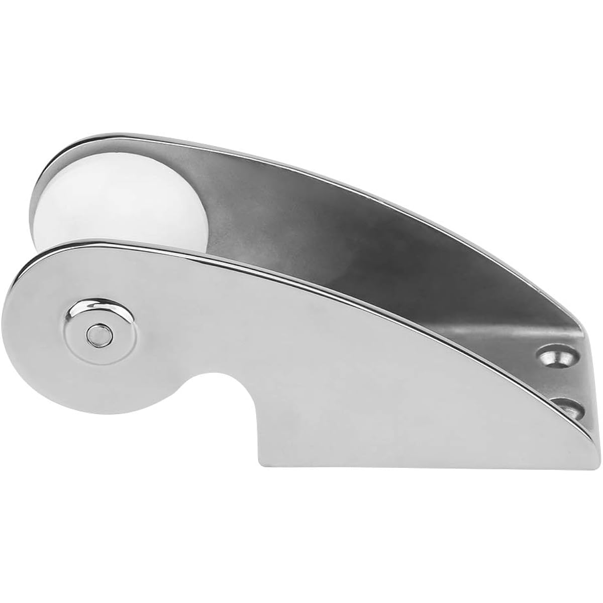 GOSOP Stainless Steel Anchor Roller, Bow Anchor Roller Bracket Rubber Roller Docking Accessories for Fixed Anchor