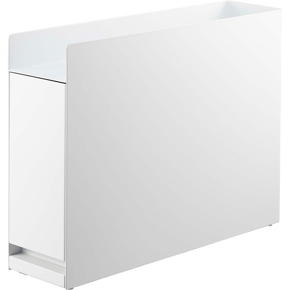 Yamazaki Jitsugyo Hidden Seasoning Rack White Approx. W12.5 x D50~93 x H36.7cm Tower Tower Next to Stove Seasoning Holder Pull-out Type 6003