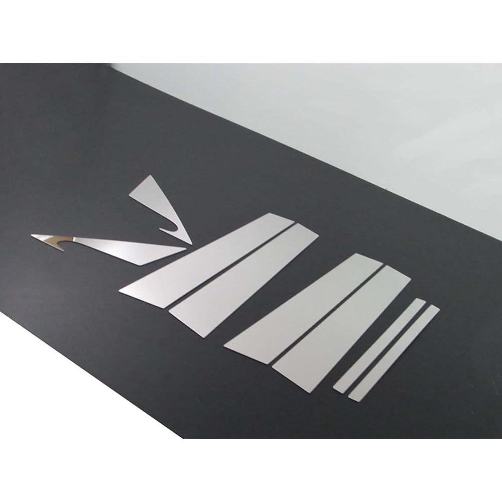 BRIGHTZ Skyline V36 4 Door Super Mirror Stainless Plated Pillar Panel No Visor 8PC [PIL-SIL-203] NV36 KV36 PV36 NV KV PV 36