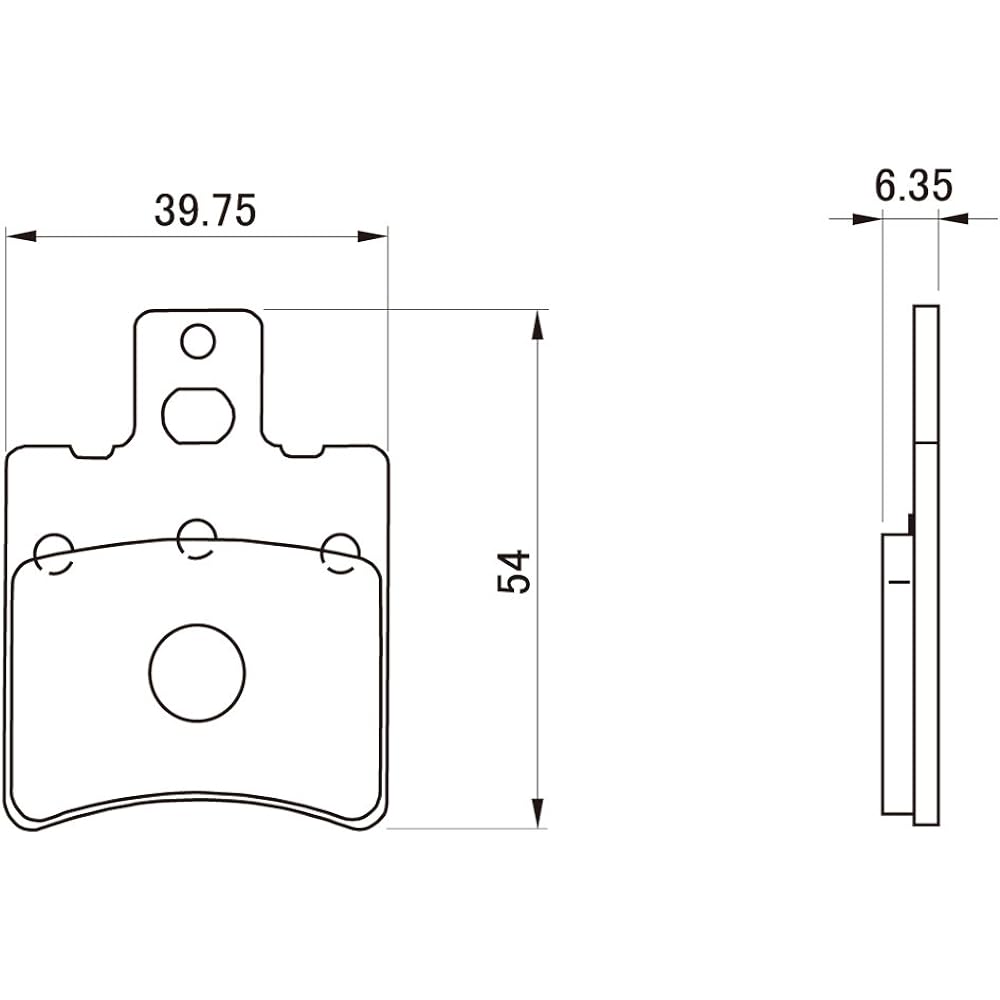 Daytona Motorcycle Brake Pad Red Pad (Semi-metal Pad) Super JOG ZR (95-00) 7PSJOG (91) etc. 79815 Serial No.: 31