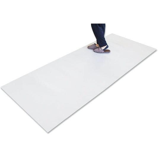 Nissen Polytec Kitchen Mat, Translucent, 90 x 240cm, EVA Resin, Easy to Wipe, Clean, Made in Japan