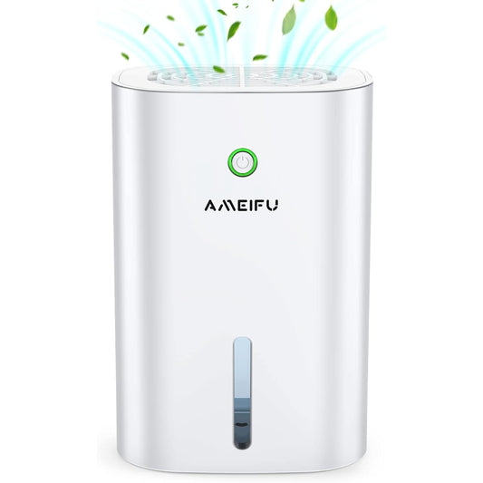 AMEIFU Dehumidifier, Small 1000ML, Powerful, Quiet, Compact, Automatically Stops Water Filling, Energy Saving, Humidity & Rainy Season Measures, Deodorizing, Prevents Condensation, Prevents Mold, For Bedroom, Closet, Washbasin, Dressing Room, Toilet, Roo