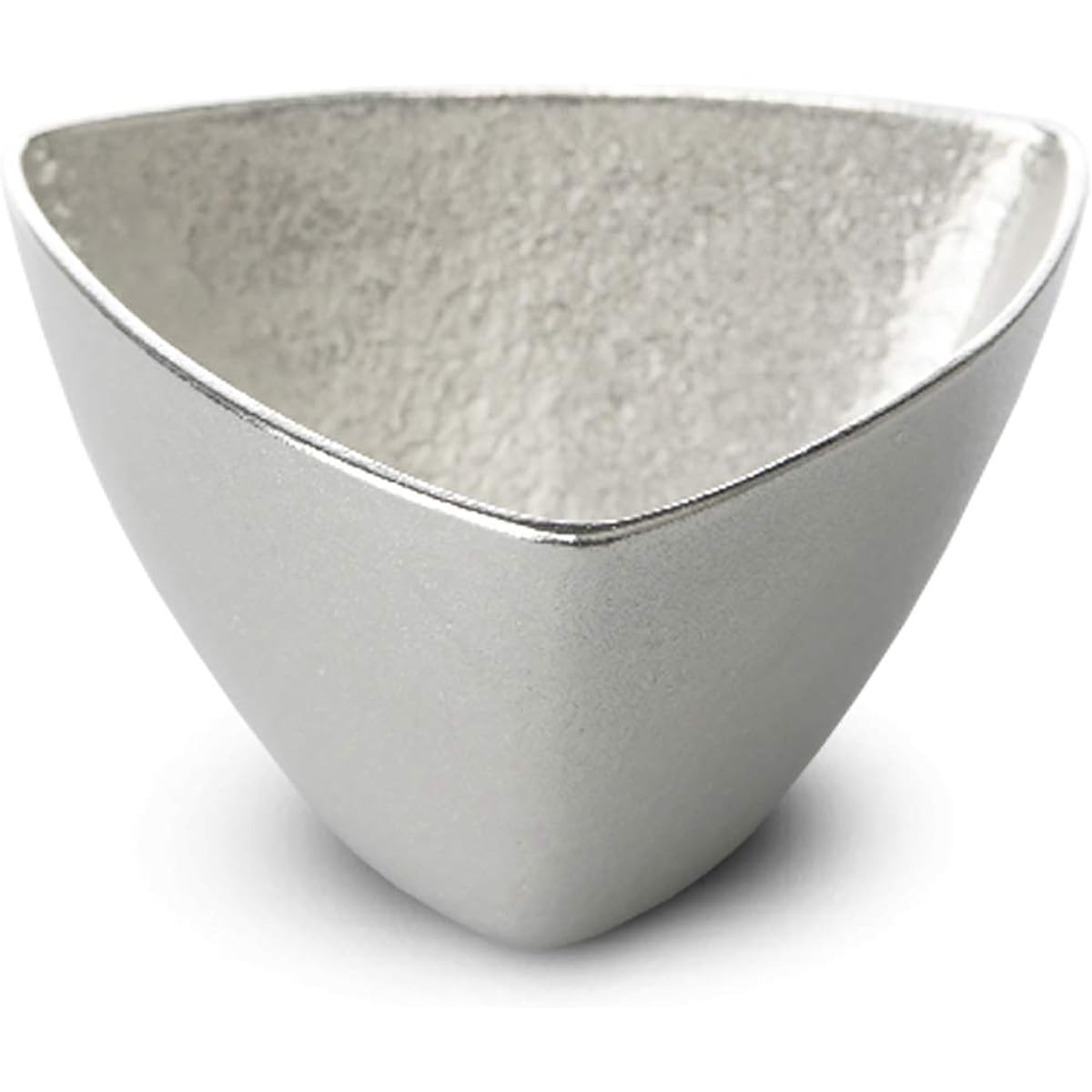 Nousaku Small Bowl - Triangular H5.3cm W9.4cm D9.2cm 100% Tin Case Made in Japan 501020