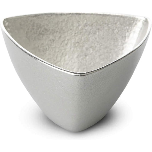 Nousaku Small Bowl - Triangular H5.3cm W9.4cm D9.2cm 100% Tin Case Made in Japan 501020
